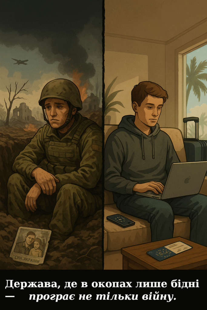 Одна країна. Одна війна. Різна ціна.
Справедливість — це не гасло. Це зброя.
